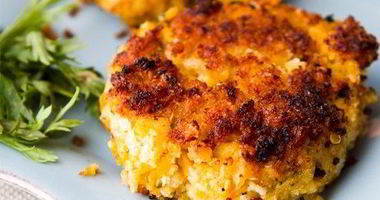 Рецепт Тыквенных оладий с луком и чесноком