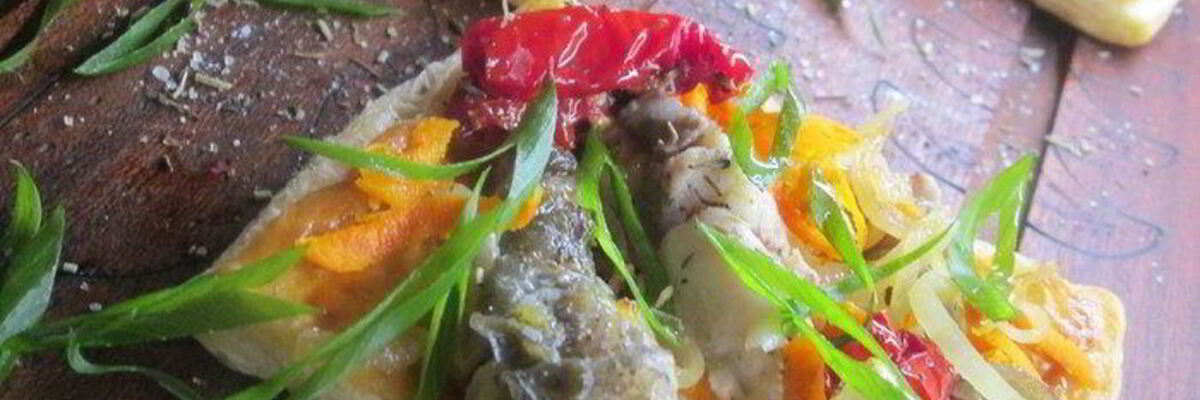 Рецепт Овощных слоек с карпом