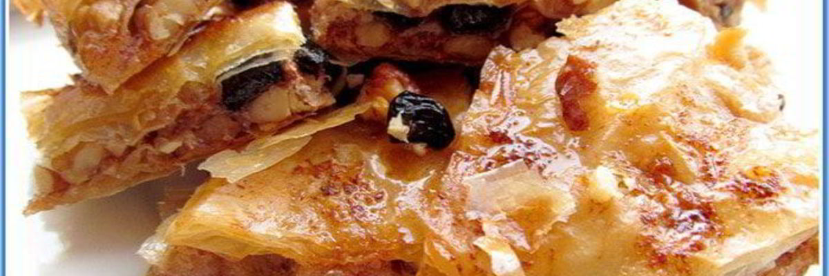 Рецепт Пахлавы на турецком тесте юфка