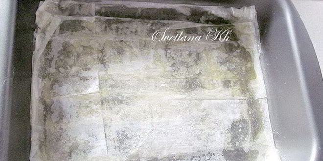 Рецепт пахлавы на турецком тесте юфка