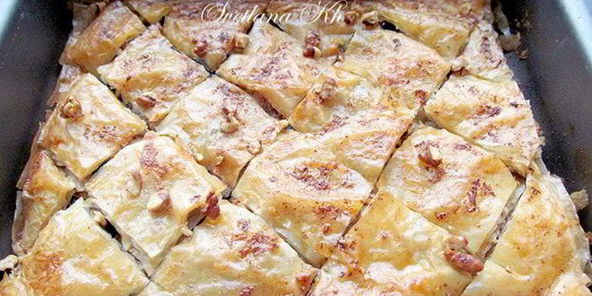 Рецепт пахлавы на турецком тесте юфка