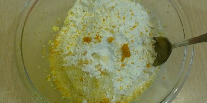 Рецепт миндального печенья с мандаринами