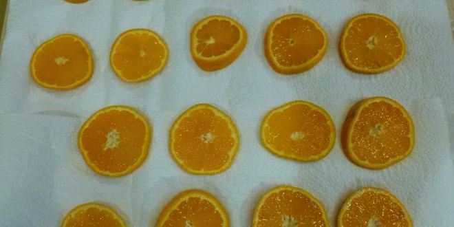 Рецепт миндального печенья с мандаринами