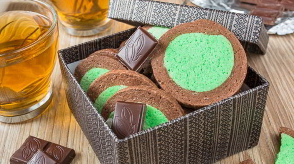 Как приготовить мятно-шоколадное печенье