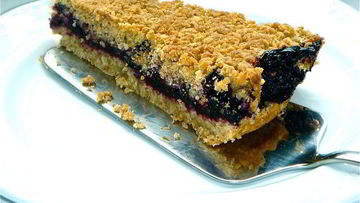 Рецепт Овсяного печенья с черникой и корицей