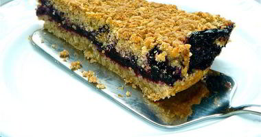 Рецепт Овсяного печенья с черникой и корицей