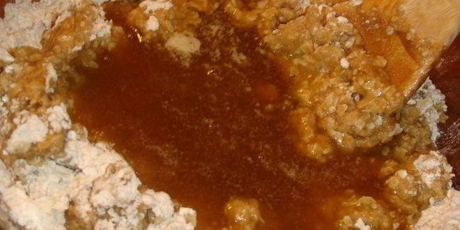 Рецепт овсяного печенья с черникой и корицей