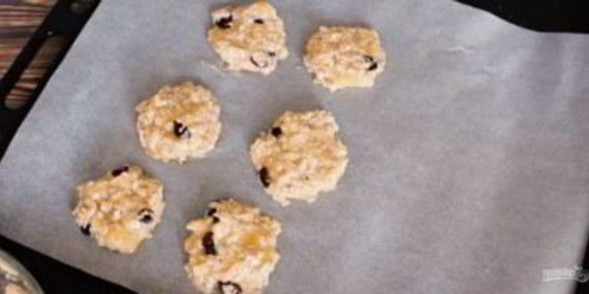 Рецепт овсяного печенья за 15 минут