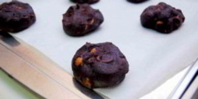 Рецепт печенья двойной шоколад с миндалем