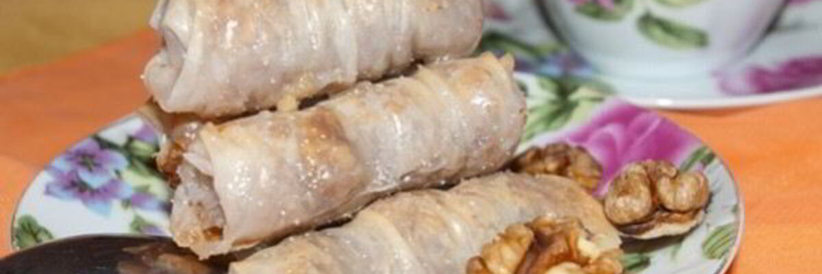 Рецепт Печенья из рисовой бумаги