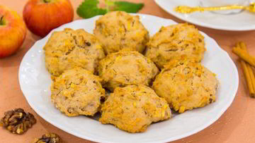 Рецепт Печенья с яблоками и грецкими орехами