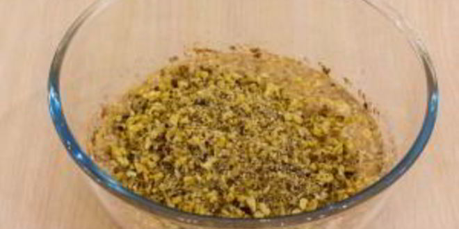 Рецепт печенья с яблоками и грецкими орехами