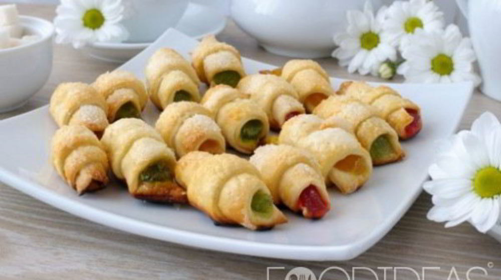 Как приготовить рогалики с мармеладом