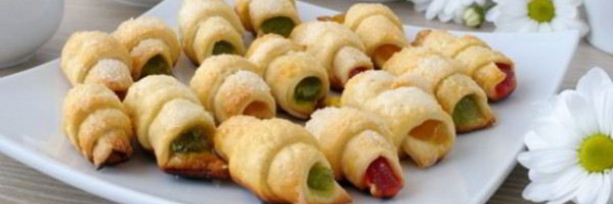 Рецепт Рогаликов с мармеладом