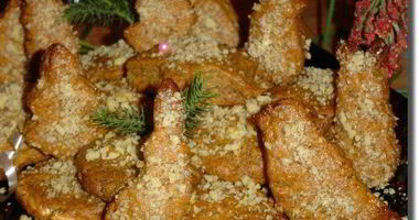 Рецепт Рождественского печенья с медом и орехами Меломакарона