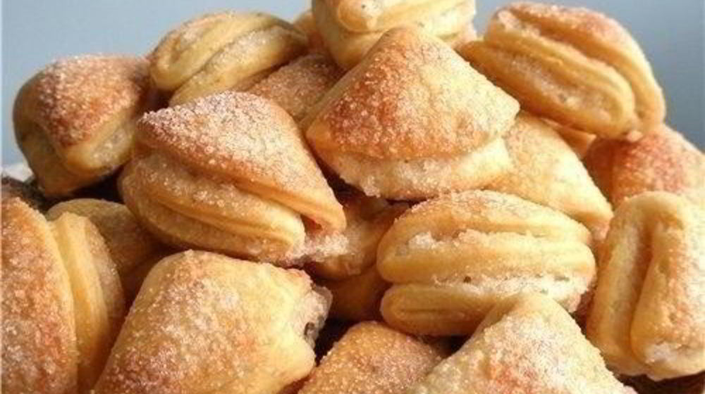 Как приготовить сахарное творожное печенье