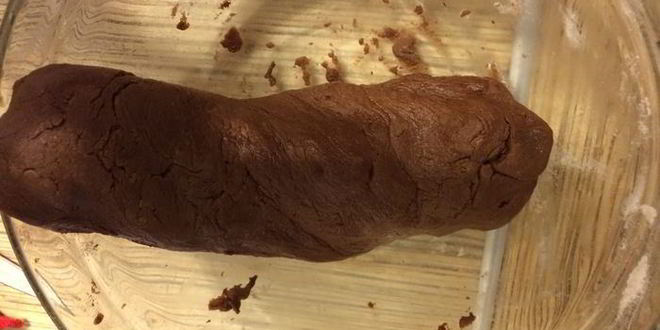 Рецепт шоколадна-лимонного печенье в ореховой панировке