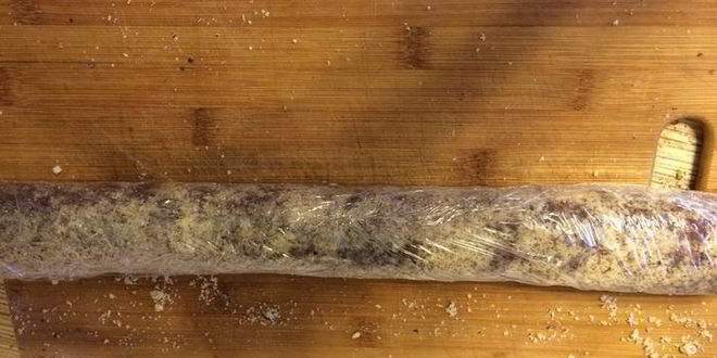 Рецепт шоколадна-лимонного печенье в ореховой панировке