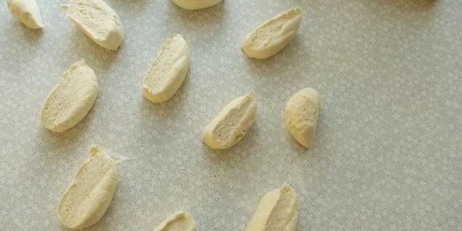 Рецепт творожно-песочного печенье гусиные лапки