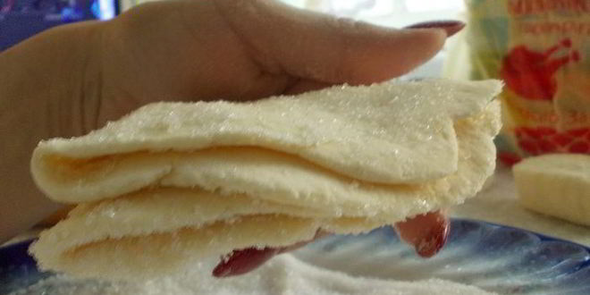 Рецепт творожно-песочного печенье гусиные лапки