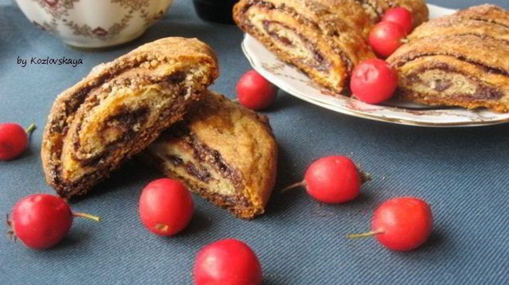 Как приготовить творожное печенье ругелах