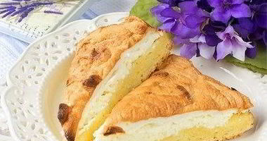 Рецепт Диетического пирога с творогом