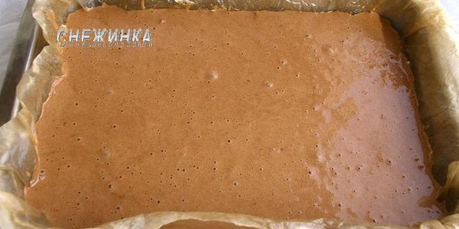 Рецепт перевернутого шоколадно-творожный пирог с вяленой клюквой