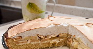 Рецепт Песочного творожно-яблочный пирог