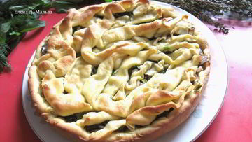 Рецепт Пирога из заварного теста с грибами