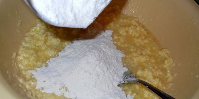 Рецепт пирога лимонного с клюквой