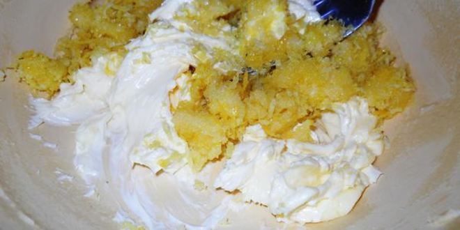 Рецепт пирога лимонного с клюквой