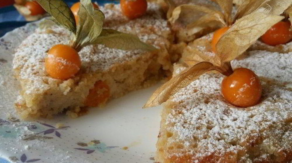 Как приготовить пирог с физалисом