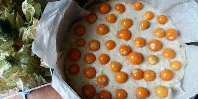 Рецепт пирога с физалисом