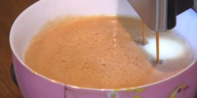 Рецепт пирога с грецкими орехами и кофейным сиропом