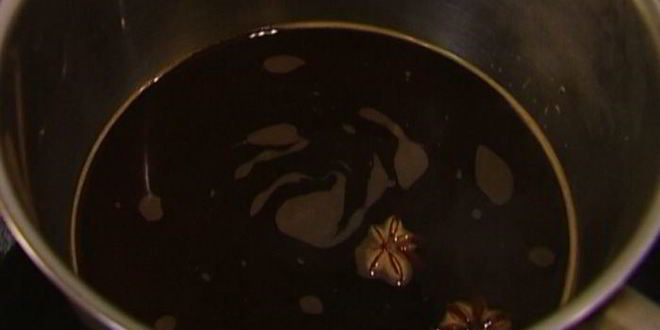 Рецепт пирога с грецкими орехами и кофейным сиропом