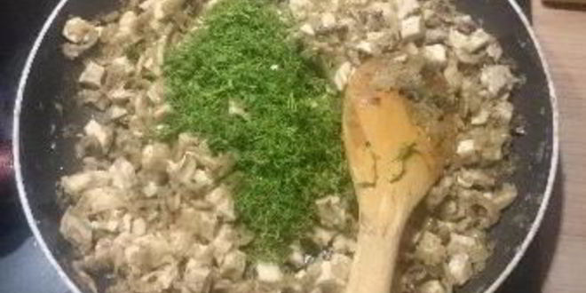 Рецепт пирога с курицей, грибами и луком