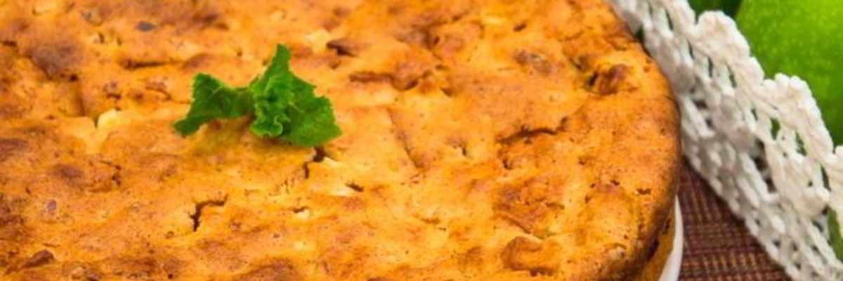 Рецепт Пирога с творогом и яблоками