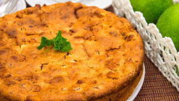 Рецепт Пирога с творогом и яблоками