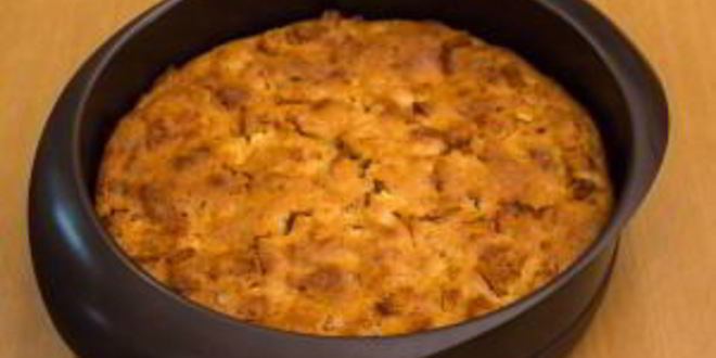 Рецепт пирога с творогом и яблоками