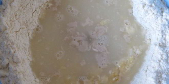 Рецепт пирога с яйцом, зеленым луком и рисом