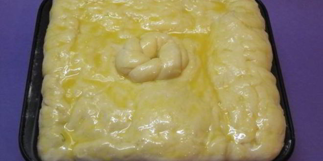 Рецепт пирога с яйцом, зеленым луком и рисом