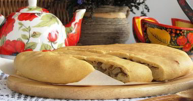 Рецепт Псковского пирога с солеными грибами