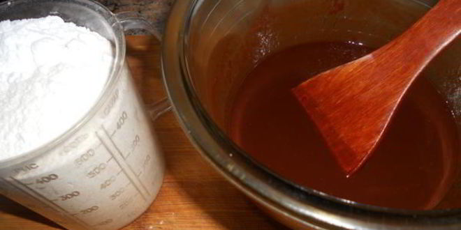 Рецепт шоколадного пирога с помадкой