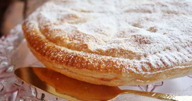 Рецепт Слоеного пирога с миндалем