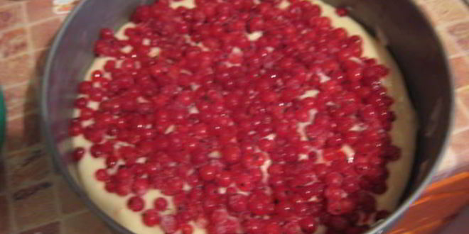 Рецепт ягодного пирога