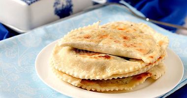 Рецепт Кутабов с творогом и зеленью