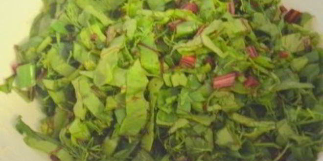 Рецепт мини-кутабов со свежей огородной зеленью