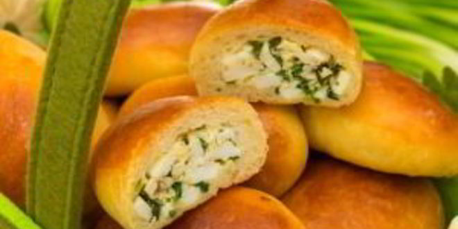 Рецепт пирожков с луком и яйцом