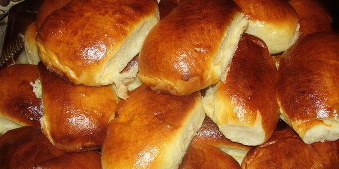 Рецепт пирожков с мясом, капустой и творогом