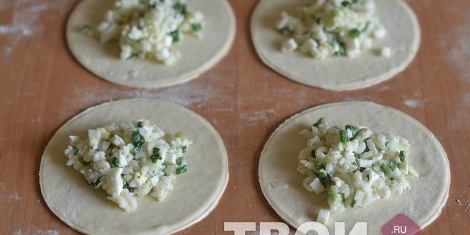 Рецепт пирожков с рисом и яйцом